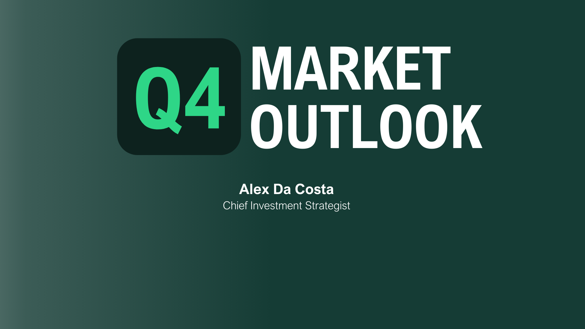 Prime Quadrant Market Outlook: Q4 2025