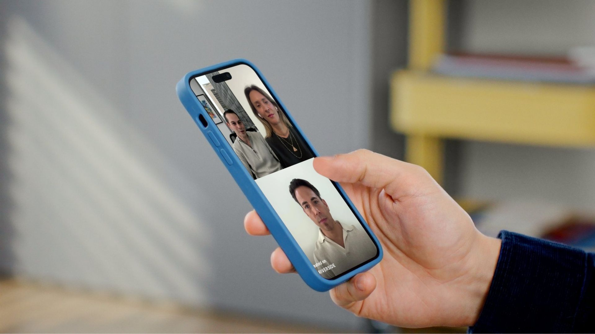 someone watching the Prime Talks Podcast on their phone